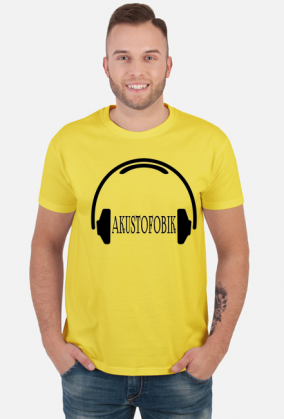 Akustofobik, koszulka kochających ciszę