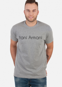 T-shirt Tani Armani szara