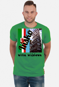 Koszulka wieża plus flaga