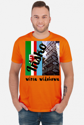 Koszulka wieża plus flaga