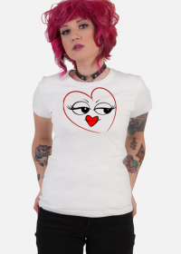 Koszulka Zalotne serce kobieca