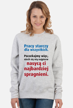 Bluza damska - Pracy starczy dla wszystkich