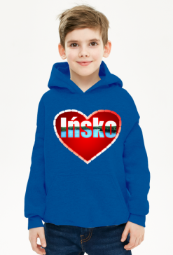 Bluza Ińsko napis w sercu chłopięca