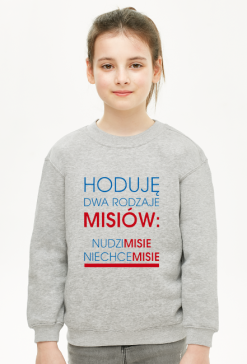 Bluza dziecięca - Hoduję dwa rodzaje misiów
