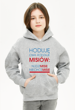 Bluza dziecięca - Hoduję dwa rodzaje misiów