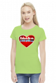 Koszulka serce z napisem Ińsko dla kobiety