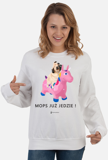 Mops już jedzie