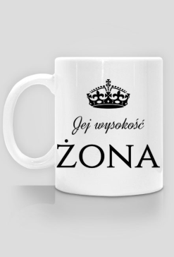 Kubki dla par Jej wysokość żona walentynki