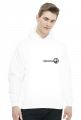 Biała bluza z logo "U Kawiarza"