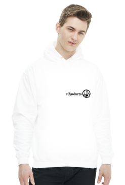 Biała bluza z logo "U Kawiarza"