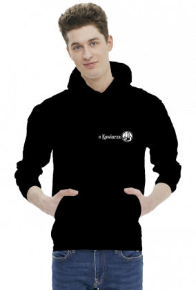 Czarna bluza z logo "U Kawiarza"