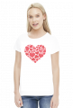 Koszulka Damska Serca na Dzień Kobiet