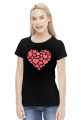 Koszulka Damska Serca na Dzień Kobiet