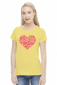 Koszulka Damska Serca na Dzień Kobiet