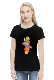 Koszulka damska z nosorożcem