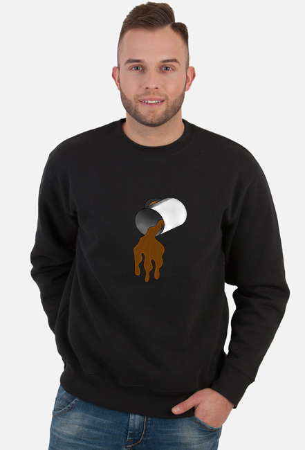 Bluza męska kubek kawy