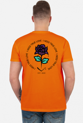 men t shirt rose love