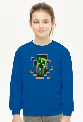 Minecraft Creeper bluza