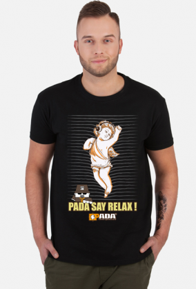 Anioł muzyka słuchawki relax. Pada