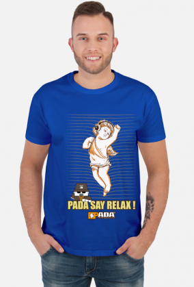 Anioł muzyka słuchawki relax. Pada