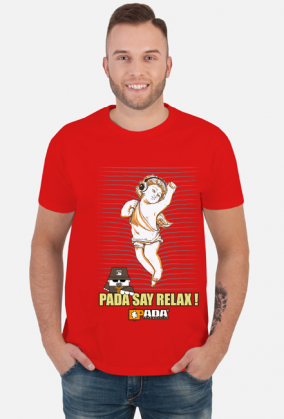 Anioł muzyka słuchawki relax. Pada