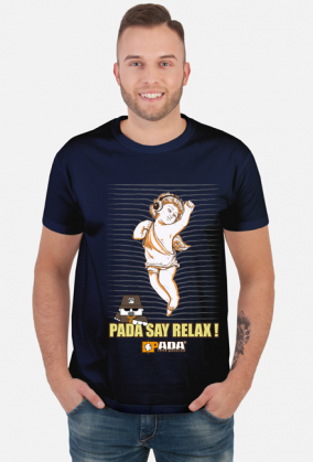 Anioł muzyka słuchawki relax. Pada