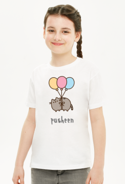 Dziewczęcy T-shirt "Pusheen" Wzór 9
