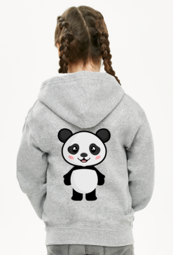 Bluza z zamkiem - Zarumieniona Panda