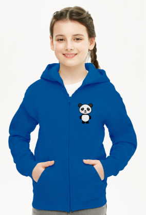 Bluza z zamkiem - Zarumieniona Panda