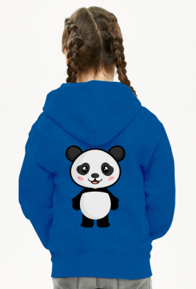 Bluza z zamkiem - Zarumieniona Panda