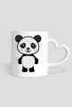 Kubek serce - Panda