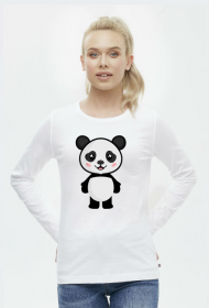 Koszulka z długim rękawem - Panda