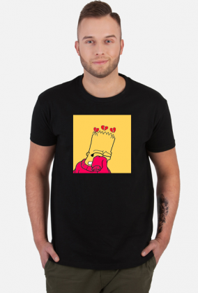 męski t-shirt Bart Simpson