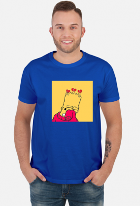 męski t-shirt Bart Simpson