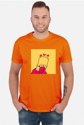 męski t-shirt Bart Simpson