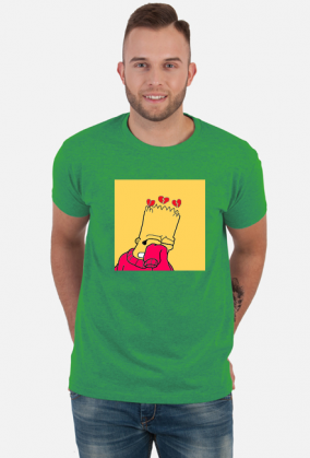 męski t-shirt Bart Simpson