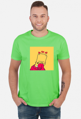 męski t-shirt Bart Simpson
