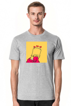 męski t-shirt Bart Simpson