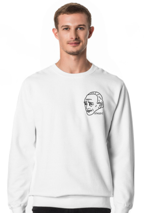 Bluza staszic męska biała