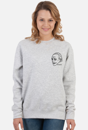 Bluza staszic damska biała/szara