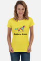 Koszulka damska Rainbow horse