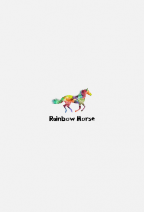 Koszulka damska Rainbow horse