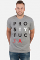 Nowość! Koszulka szara PROSTYTUCJA Grunge (Konstytucja parodia). Zobacz też inne wzory!