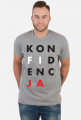 Koszulka szara KONFIDENCJA (Konstytucja parodia). Zobacz też inne wzory!