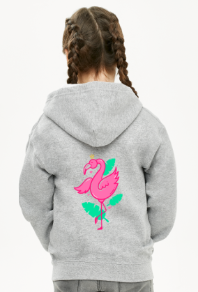 Bluza z kapturem - Flamingo