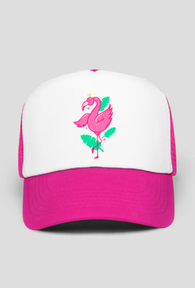 Czapka z daszkiem - Flamingo