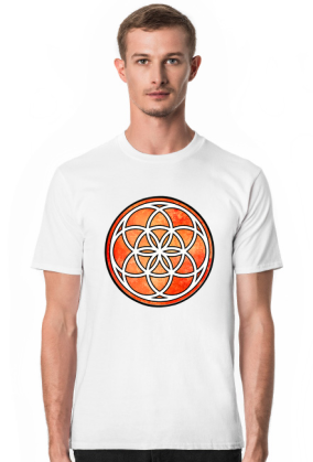 Koszulka Męska ze Znakiem Sakralnej Geometrii "Seed of Life"