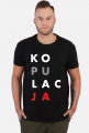 Koszulka czarna KOPULACJA (Konstytucja parodia). Zobacz też inne wzory!