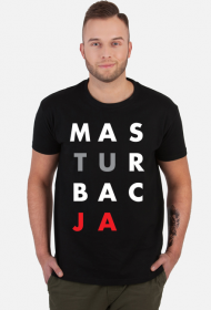 Koszulka czarna MASTURBACJA (Konstytucja parodia). Zobacz też inne wzory!