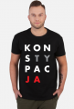 Koszulka czarna KONSTYPACJA (Konstytucja parodia). Zobacz też inne wzory!